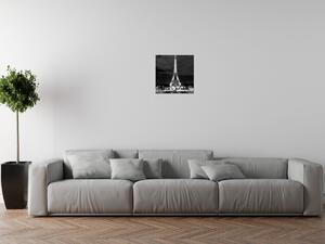 Gario Obraz na plátně Eiffelova věž černo-bílá Velikost: 60 x 40 cm