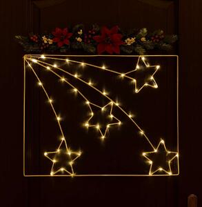 LED dekorace, kometa, 50x38cm, různé barvy Barva: Teplá bílá