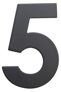 Domovní číslo "5", RN.75L, černá