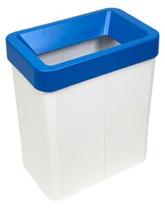 Odpadkový koš na tříděný odpad Caimi Brevetti Maxi W,50 L, modrý. papír