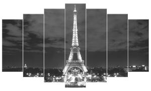 Gario Obraz na plátně Eiffelova věž černo-bílá Velikost: 140 x 80 cm