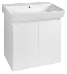 Aqualine Aqualine, PANEDA umyvadlová skříňka 55x55x34,2cm, bílá, PN255