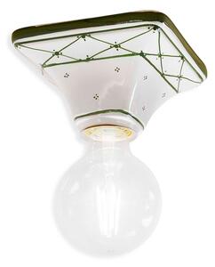 Ferroluce Stropní vintage svítidlo TRIESTE d. 15 cm, 1xE27