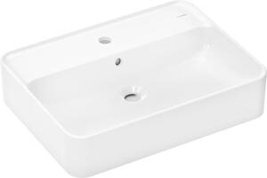Umyvadlo na desku Hansgrohe Xuniva Q 60x45 cm otvor pro baterii uprostřed 61082450