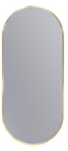 Erga Oval, oválné zrcadlo 40x90cm, zlatý rám, ERG-V01-OVAL-4090-GD