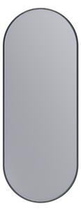 Erga Oval, oválné zrcadlo 35x90cm, černý rám, ERG-V01-OVAL-3590-BK