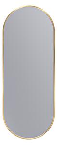 Erga Oval, oválné zrcadlo 35x90cm, zlatý rám, ERG-V01-OVAL-3590-GD