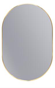 Erga Oval, oválné zrcadlo 60x90cm, zlatý rám, ERG-V01-OVAL-6090-GD