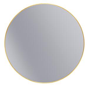 Erga Round, kulaté zrcadlo 100cm, zlatý rám, ERG-V01-ROUND-1010-GD