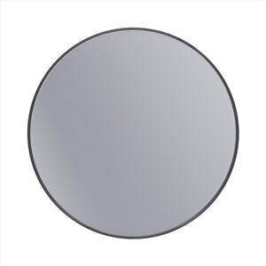 Erga Round, kulaté zrcadlo 60cm, černý rám, ERG-V01-ROUND-6060-BK