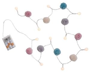HIPPIE LIGHTS LED Světelný řetěz s USB 10 světel - mix barev