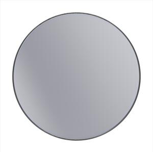 Erga Round, kulaté zrcadlo 80cm, černý rám, ERG-V01-ROUND-8080-BK