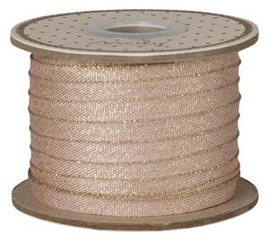 Dekorativní stuha Light Rose/Gold – 25 m