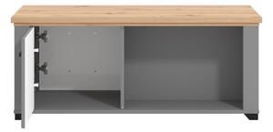 Konferenční stolek Lotta - šedá/dub artisan