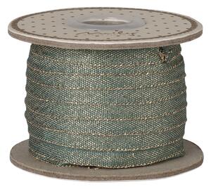 Dekorativní stuha Green/Gold – 25 m