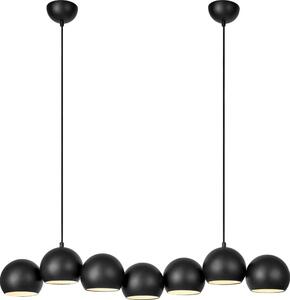 Markslöjd 108860 - Lustr na lanku CUPOLO 7xE14/40W/230V černá