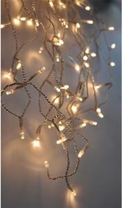 SOLIGHT LED vánoční závěs, rampouchy, 120 LED, 3m x 0,7m, přívod 6m, venkovní, teplé bílé světlo