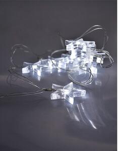 SOLIGHT LED vánoční řetěz - hvězdy, 1,5m, 10 LED, 2 x AA, bílé světlo