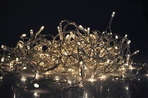 SOLIGHT LED vánoční závěs, rampouchy, 120 LED, 3m x 0,7m, přívod 6m, venkovní, teplé bílé světlo