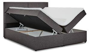 Manželská postel Boxspring 145 cm Alyce (světle šedá Berlin 01) (s matracemi). 1027432