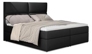 Manželská postel Boxspring 145 cm Alyce (černá) (s matracemi). Vlastní profesionální přeprava až k Vám domů 1027437