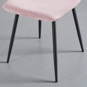 Moderní Židle Elif Růžová