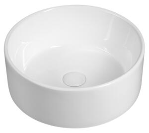 Sapho Sapho, Keramické umyvadlo na desku, průměr 40cm, bílá, FB48150