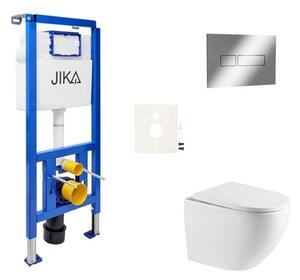 Závěsný wc set do lehkých stěn / předstěnová SAT SIKOJSREX67CR