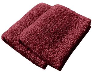 Froté ručník malý deluxe červený 30x50 TiaHome