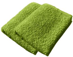 Froté ručník malý deluxe zelený 50x30cm TiaHome