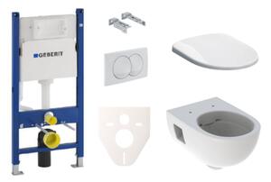 Cenově zvýhodněný závěsný WC set Geberit do lehkých stěn / předstěnová montáž + WC Geberit Selnova SIKOGES5S0