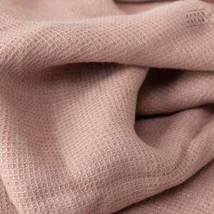 Hnědý lněný ručník 30x30 cm - Linen Tales