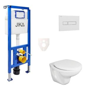 Cenově zvýhodněný závěsný WC set Jika do lehkých stěn / předstěnová montáž+ WC Fayans Neo SIKOJSJ1