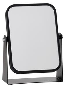 Oboustranné stolní kosmetické zrcadlo, černé - Zone