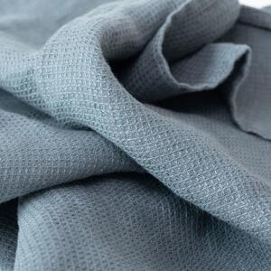 Modrý lněný ručník 140x100 cm - Linen Tales