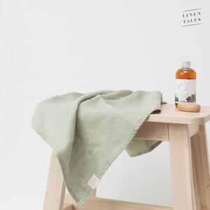 Zelený lněný ručník 65x45 cm - Linen Tales