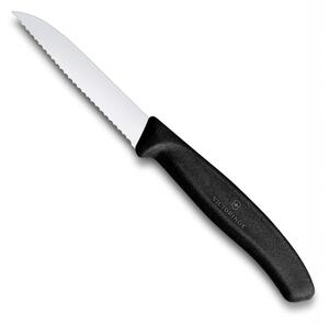 Nůž na zeleninu zoubkovaný SWISS CLASSIC 8 cm černý - Victorinox