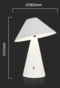 LED Solution Bílá LED stolní nabíjecí lampa 240mm 3W 7948