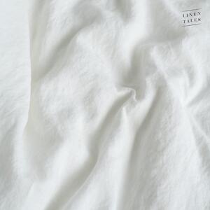 Bílé lněné povlečení 200x200 cm - Linen Tales