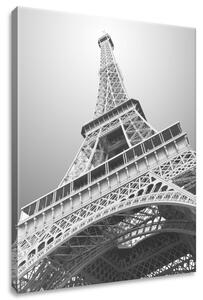 Gario Obraz na plátně Eiffelova věž Black & White Velikost: 40 x 50 cm
