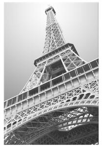 Gario Obraz na plátně Eiffelova věž Black & White Velikost: 40 x 100 cm