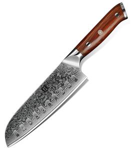 Santoku nůž XinZuo Yu B13R 7"