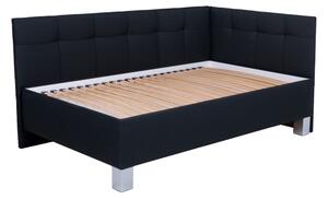 Čalouněná postel s matrací a úložným prostorem MARIA PETITE 120x200 cm antracit