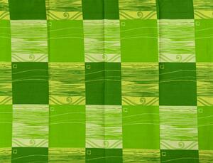 Bavlněné povlečení SONKA zelené Rozměr povlečení: 70 x 90 cm | 140 x 200 cm