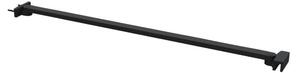 Erga Paris, rohová vzpěra pro sprchové zástěny o tloušťce skla 6(8)mm, délka 45cm, černá matná, ERG-V02-PARIS-BAR45-BK
