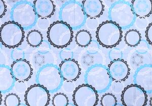 Bavlněné povlečení JULEN světle modré Rozměr povlečení: 70 x 90 cm | 140 x 200 cm