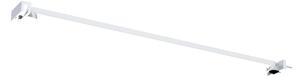Erga Paris, rohová vzpěra pro sprchové zástěny o tloušťce skla 6(8)mm, délka 45cm, bílá matná, ERG-V02-PARIS-BAR45-WH