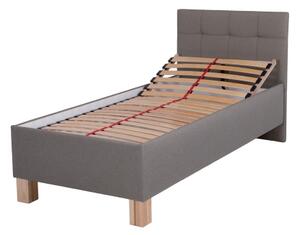 Čalouněná postel s úložným prostorem bez matrace MARIA ONE 90x200 cm taupe