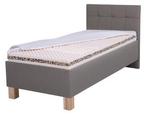 Čalouněná postel s úložným prostorem bez matrace MARIA ONE 90x200 cm taupe