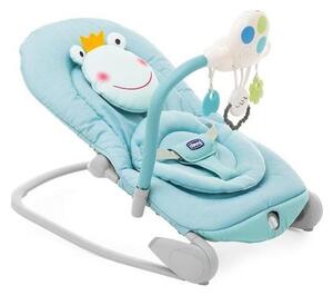 Chicco - Dětské vibrující lehátko s melodií BALLOON Froggy modrá